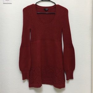 Fuzzy Alpaca Sweater Dress